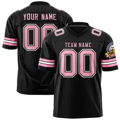 Black Light Pink Classic Authentic Football Jersey 1