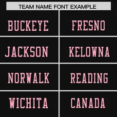Black Light Pink Classic Authentic Football Jersey 3