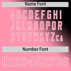 Black Light Pink Gradient Diagonal Stripe Baseball Jersey 4