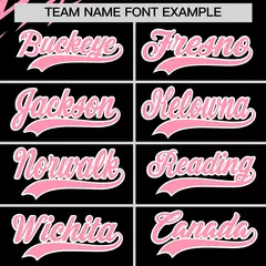 Black Light Pink Gray Reversible Baseball Jersey Lightning & Graffiti Pattern 6