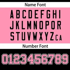 Black-Light Pink Raglan Sleeves Football Jersey 4