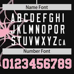 Black Light Pink Spider Web Raglan Authentic Baseball Jersey 4