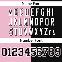 Black Light Pink Stripe-Solid Combo Baseball Jersey 4