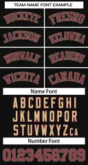 Black Maroon-Black Classic Basketball Jersey 2