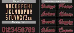 Black Maroon-Old Gold Classic Team Basketball Jersey 4