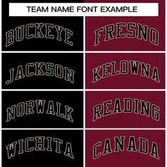 Black Maroon-Yellow Split Fashion Basketball Jersey 5