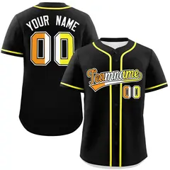 Black Maverique Pride Month Baseball Jersey