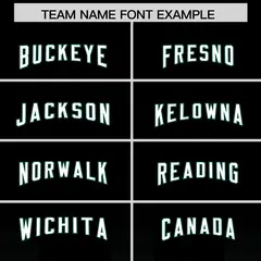 Black Midnight Green Gradient Vertical Stripe Football Jersey 3
