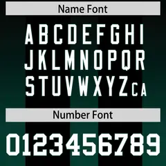 Black Midnight Green Gradient Vertical Stripe Football Jersey 4