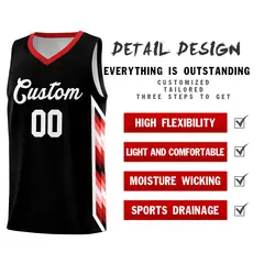 Black Mosaic Gradient Fashion Basketball Jersey Uniform 2