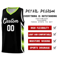 Black Mosaic Gradient Fashion Basketball Jersey Uniform 2