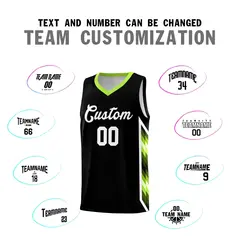Black Mosaic Gradient Fashion Basketball Jersey Uniform 4