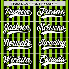 Black Neon Green American Flag Graffiti Baseball Jersey 3