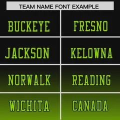 Black Neon Green Gradient Fashion Authentic Football Jersey 3