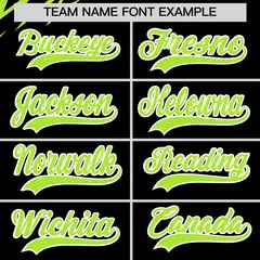 Black Neon Green Gray Reversible Baseball Jersey Lightning & Graffiti Pattern 6
