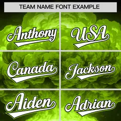 Black Neon Green Nuclear Blast Graffiti Full Button Baseball Jersey 3