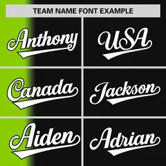 Black Neon Green Pinstripe Gradient Baseball Jersey 3
