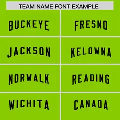 Black Neon Green Raglan Side Blocks Football Jersey 3