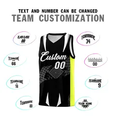 Black Neon Green Snake Scale Venomous Fang Graffiti Basketball Jersey 4