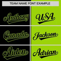 Black Neon Green Split Coconut Tree Design Baseball Jersey 3
