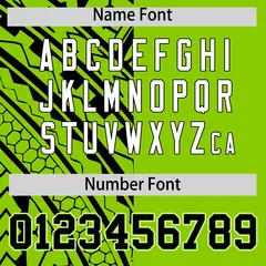Black Neon Green Split Tribal Baseball Jersey 4