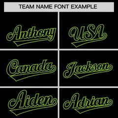 Black Neon Green Varsity Full-Zip Letterman Jacket Hoodie 5