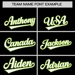 Black Neon Green-White Color Block Varsity Letterman Jacket Hoodie 5