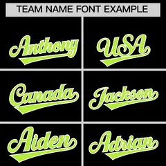 Black Neon Green White Varsity Full-Snap Letterman Jacket Raglan Leather Sleeves 3