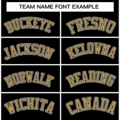 Black Old Gold-Black Raglan Sleeves Varsity Letterman Jacket 3