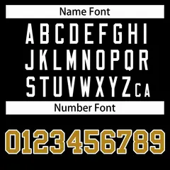 Black Old Gold-Black Raglan Sleeves Varsity Letterman Jacket 4