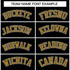 Black Old Gold-Black Raglan Sleeves Varsity Letterman Jacket 3