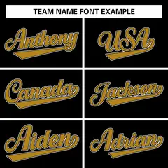 Black Old Gold-Black Raglan Sleeves Varsity Letterman Jacket 3