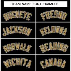 Black Old Gold-Black Raglan Sleeves Varsity Letterman Jacket 3