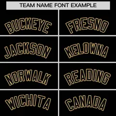 Black Old Gold Classic Authentic Baseball Jersey 24
