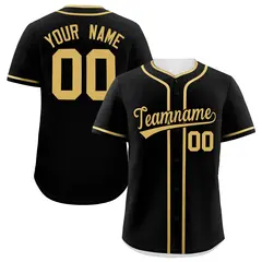 Black Old Gold Classic Authentic Baseball Jersey