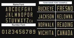 Black Old Gold Classic Authentic Baseball Jersey 3