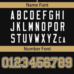 Black Old Gold Classic Full Button Baseball Jersey 4