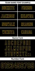 Black Old Gold Classic Mesh Authentic Football Jersey 3