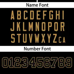 Black Old Gold Flame Graffiti Authentic Baseball Jersey 4