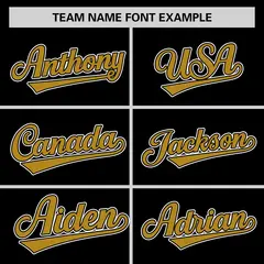 Black Old Gold Full-Snap Color Block Varsity Letterman Jacket 3