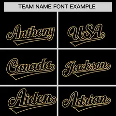 Black Old Gold Full-Zip Varsity Letterman Jacket Hoodie 5