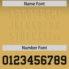 Black Old Gold Gradient Fashion Authentic Football Jersey 4