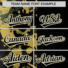 Black Old Gold Graffiti Split Raglan Sleeve Baseball Jersey 3