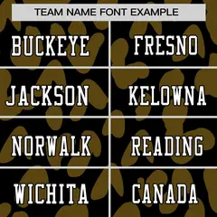 Black Old Gold Raglan Sleeves Camo Authentic Football Jersey 3
