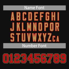 Black Old Gold-Red Mesh Football Jersey 4