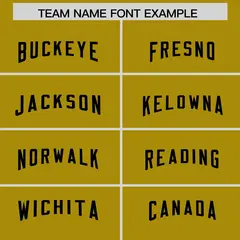 Black Old Gold Side Blocks Raglan Authentic Football Jersey 3