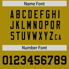 Black Old Gold Side Blocks Raglan Authentic Football Jersey 4