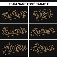 Black Old Gold Side Spot Raglan Pullover Baseball Jersey 4