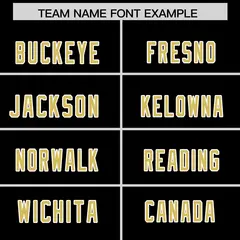 Black Old Gold Side Stripe Authentic Football Jersey 3