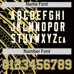 Black Old Gold Split Tribal Pattern Fashion Baseball Jersey 4